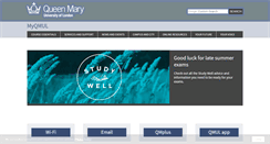 Desktop Screenshot of my.qmul.ac.uk