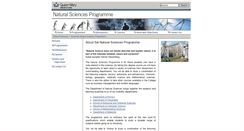Desktop Screenshot of natsci.qmul.ac.uk