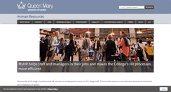 Desktop Screenshot of hr.qmul.ac.uk