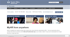 Desktop Screenshot of its.qmul.ac.uk