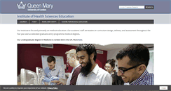 Desktop Screenshot of ihse.qmul.ac.uk