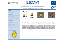 Tablet Screenshot of nascent.qmul.ac.uk