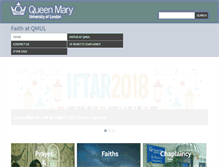 Tablet Screenshot of faith.qmul.ac.uk