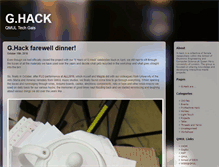 Tablet Screenshot of ghack.eecs.qmul.ac.uk