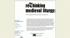 Desktop Screenshot of liturgyworkshop.history.qmul.ac.uk