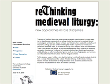Tablet Screenshot of liturgyworkshop.history.qmul.ac.uk
