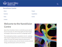 Tablet Screenshot of nanovision.qmul.ac.uk