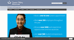 Desktop Screenshot of careers.qmul.ac.uk